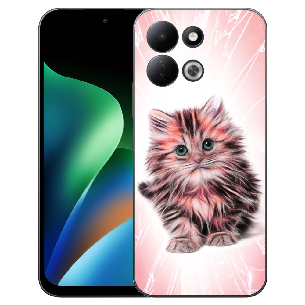 Gelový kryt mmCase na Xiaomi Redmi 17 4G/5G - roztomilé kotě