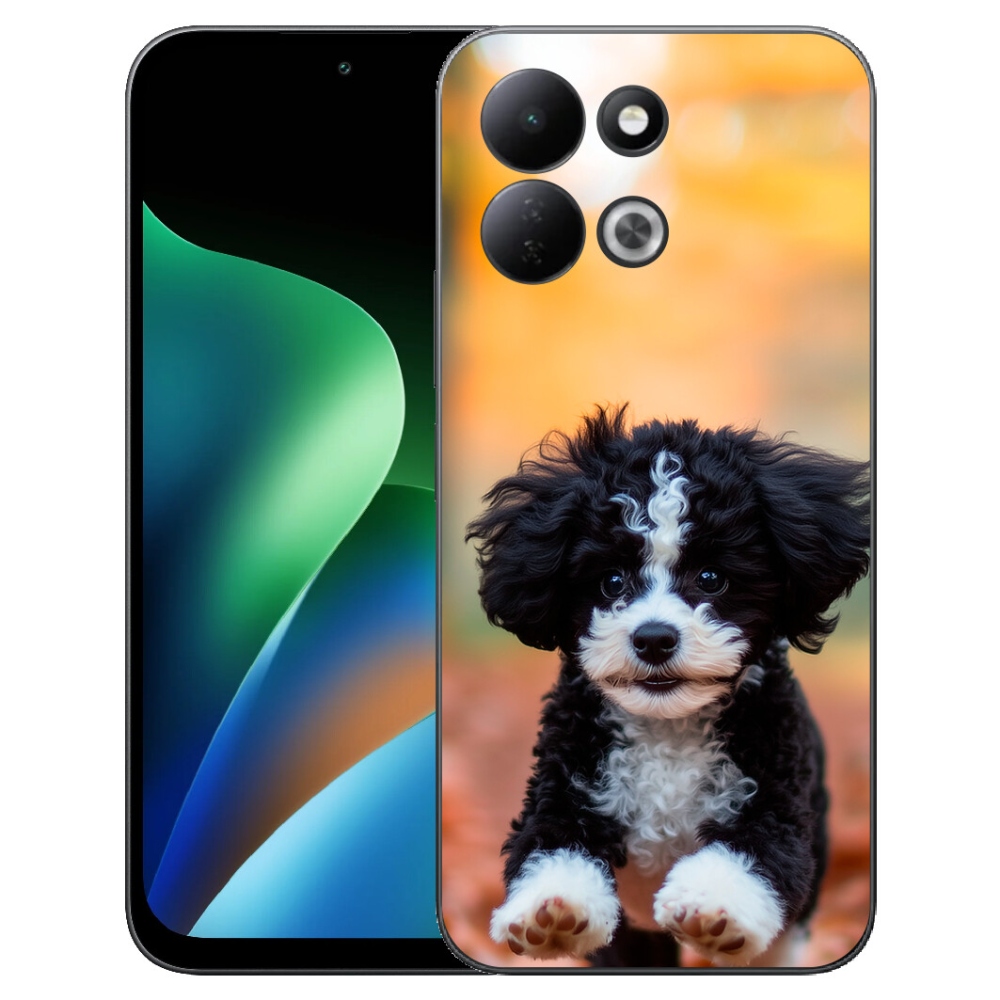 Gelový kryt mmCase na Xiaomi Redmi 17 4G/5G - roztomilé štěně 2