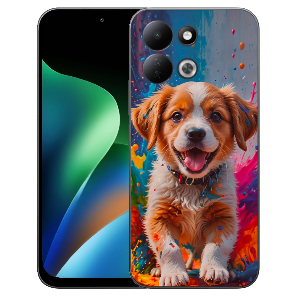 Gelový kryt mmCase na Xiaomi Redmi 17 4G/5G - roztomilé štěně 3