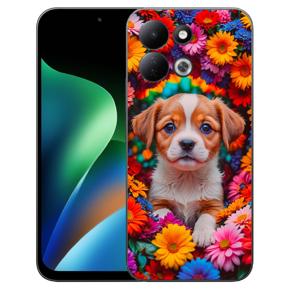 Gelový kryt mmCase na Xiaomi Redmi 17 4G/5G - roztomilé štěně