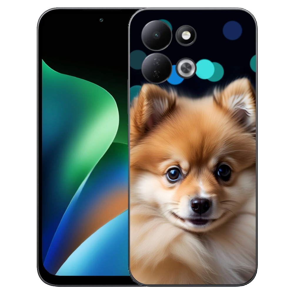Gelový kryt mmCase na Xiaomi Redmi 17 4G/5G - roztomilý pomeranian