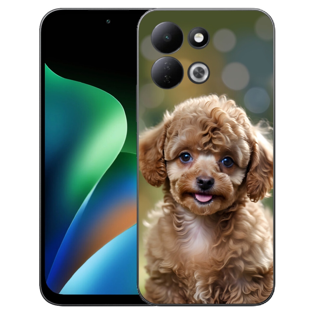 Gelový kryt mmCase na Xiaomi Redmi 17 4G/5G - roztomilý pudl