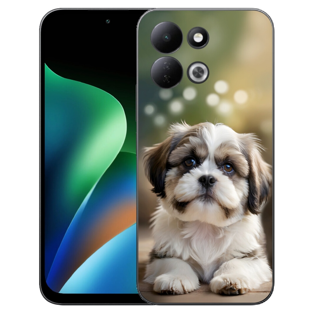 Gelový kryt mmCase na Xiaomi Redmi 17 4G/5G - roztomilý shih-tzu