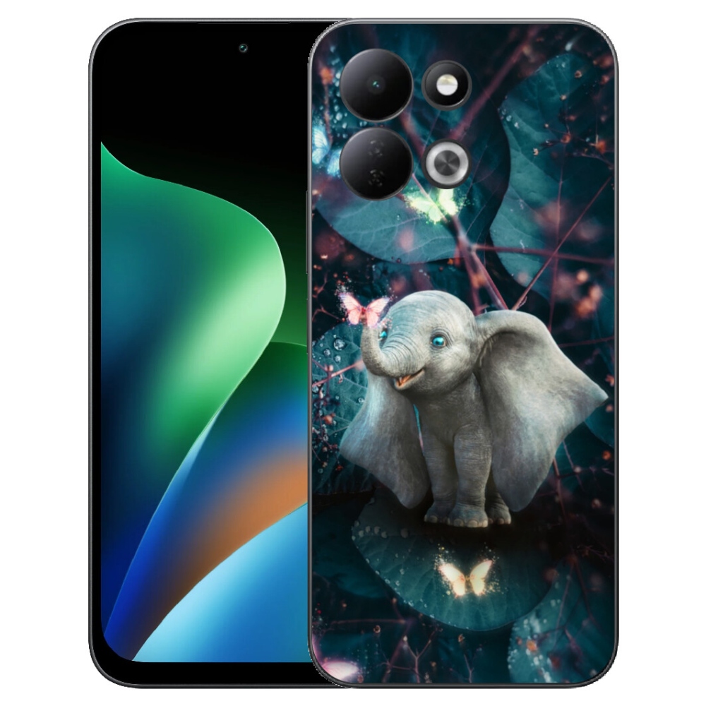 Gelový kryt mmCase na Xiaomi Redmi 17 4G/5G - roztomilý slon