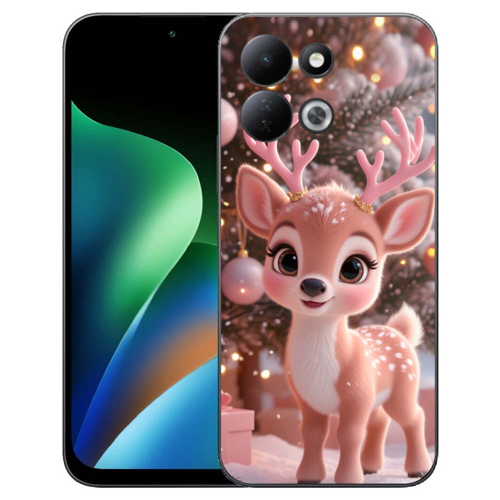 Gelový kryt mmCase na Xiaomi Redmi 17 4G/5G - roztomilý sob