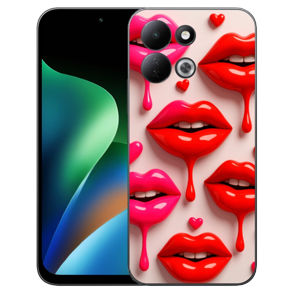 Gelový kryt mmCase na Xiaomi Redmi 17 4G/5G - rty 2