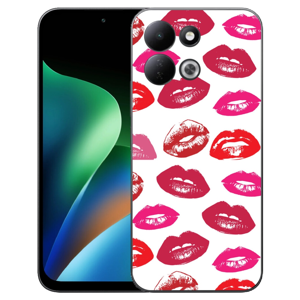 Gelový kryt mmCase na Xiaomi Redmi 17 4G/5G - rty