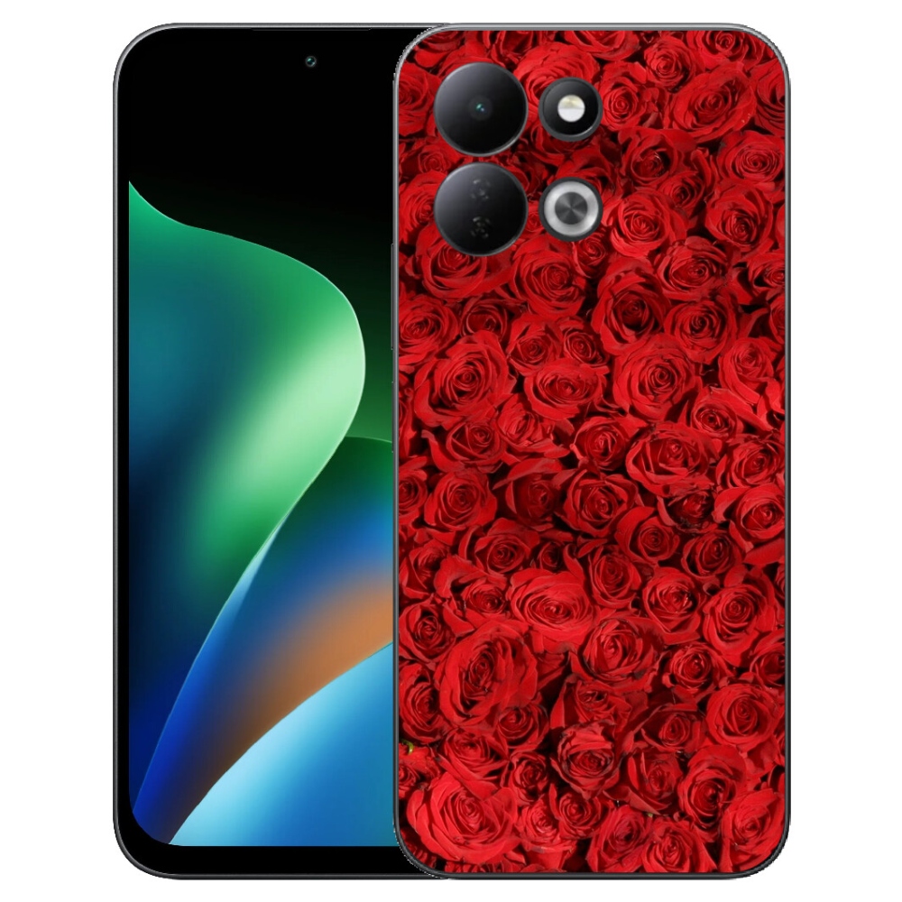 Gelový kryt mmCase na Xiaomi Redmi 17 4G/5G - růže