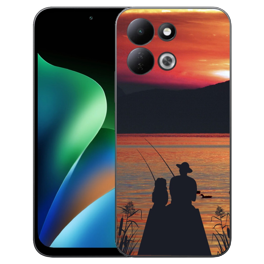 Gelový kryt mmCase na Xiaomi Redmi 17 4G/5G - rybaření 3