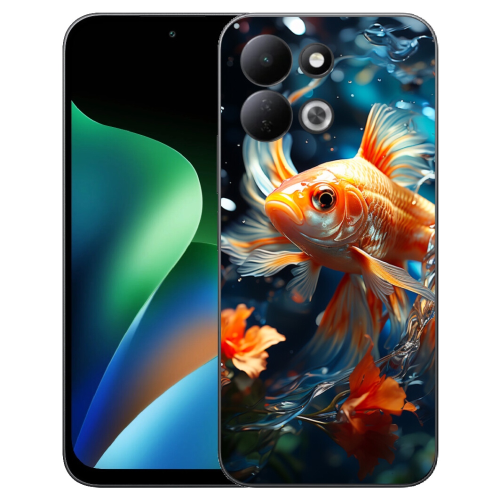 Gelový kryt mmCase na Xiaomi Redmi 17 4G/5G - rybka
