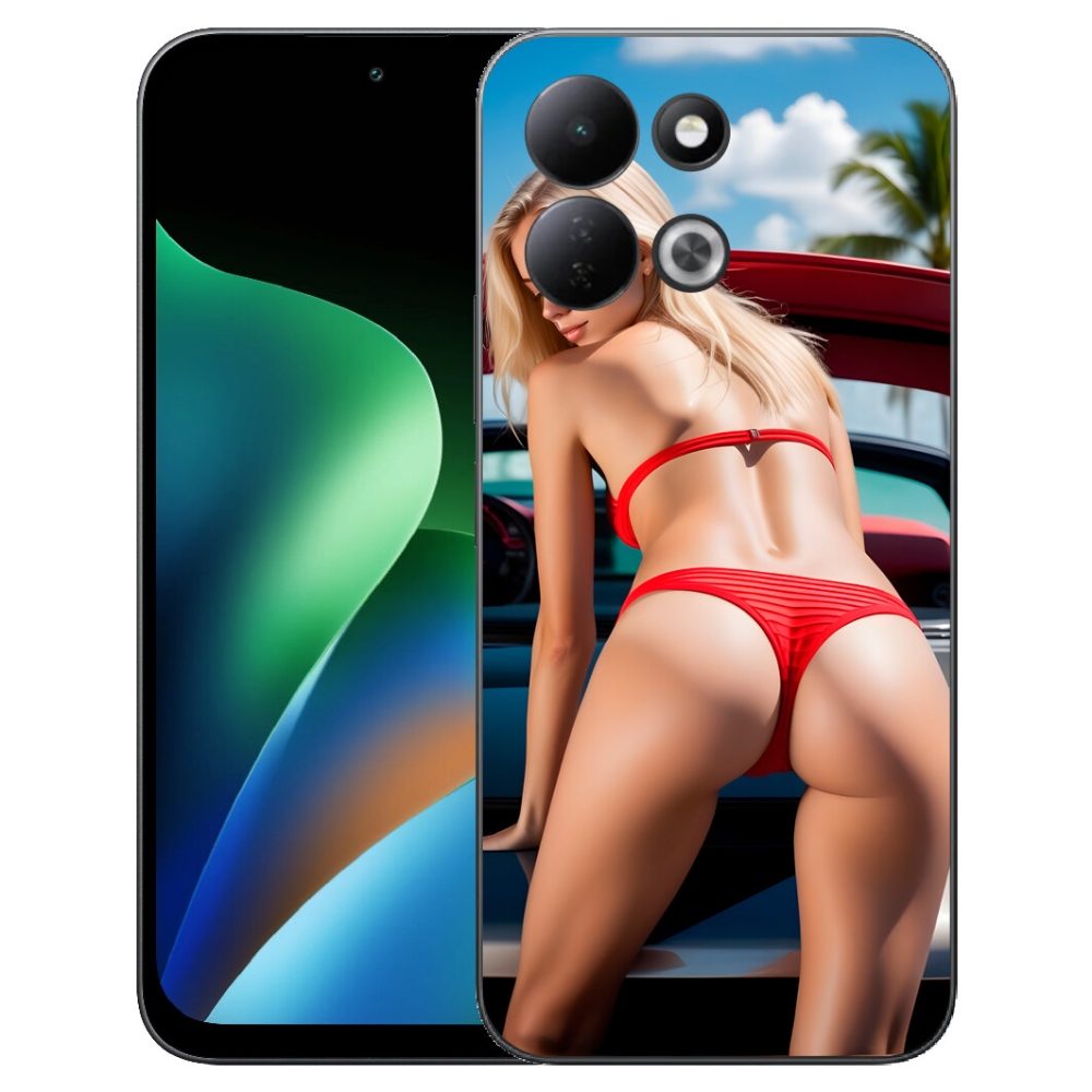 Gelový kryt mmCase na Xiaomi Redmi 17 4G/5G - sexy žena 2