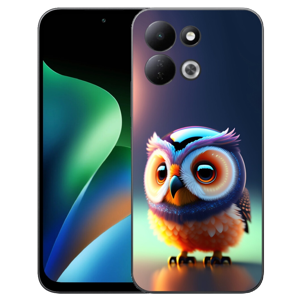 Gelový kryt mmCase na Xiaomi Redmi 17 4G/5G - sovička