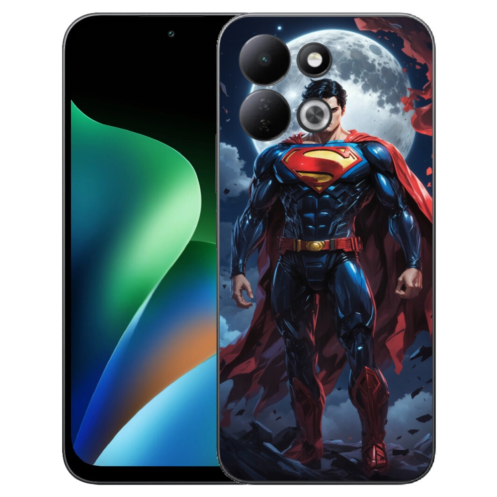 Gelový kryt mmCase na Xiaomi Redmi 17 4G/5G - superman
