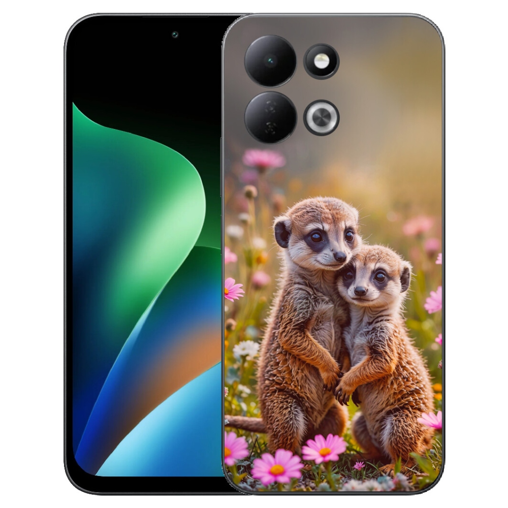 Gelový kryt mmCase na Xiaomi Redmi 17 4G/5G - surikatí duo