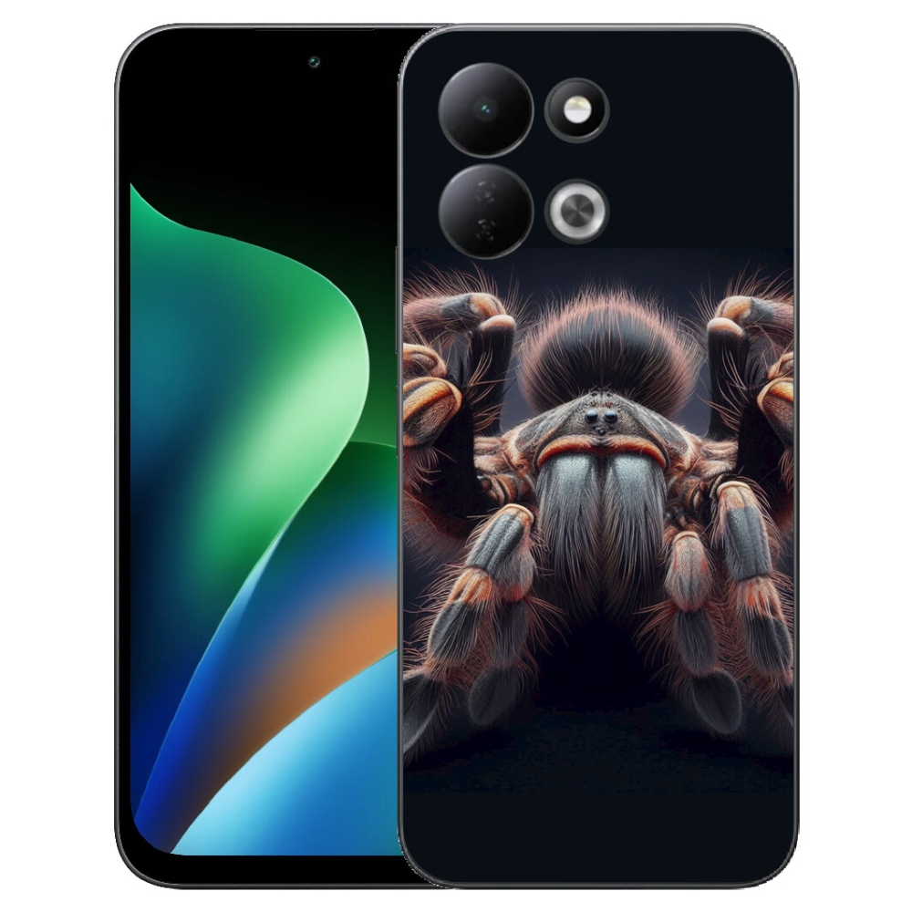 Gelový kryt mmCase na Xiaomi Redmi 17 4G/5G - tarantule