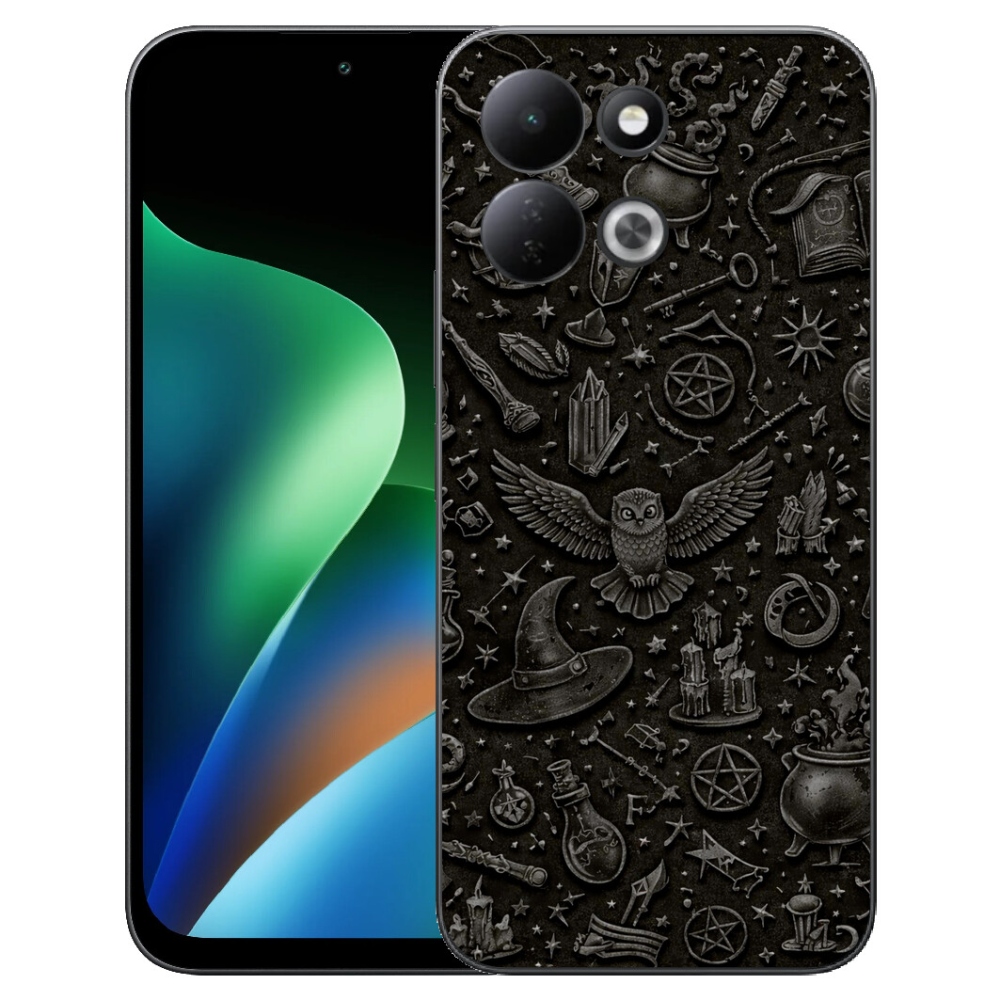 Gelový kryt mmCase na Xiaomi Redmi 17 4G/5G - tmavý magický svět