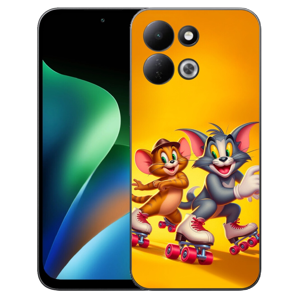Gelový kryt mmCase na Xiaomi Redmi 17 4G/5G - tom a jerry