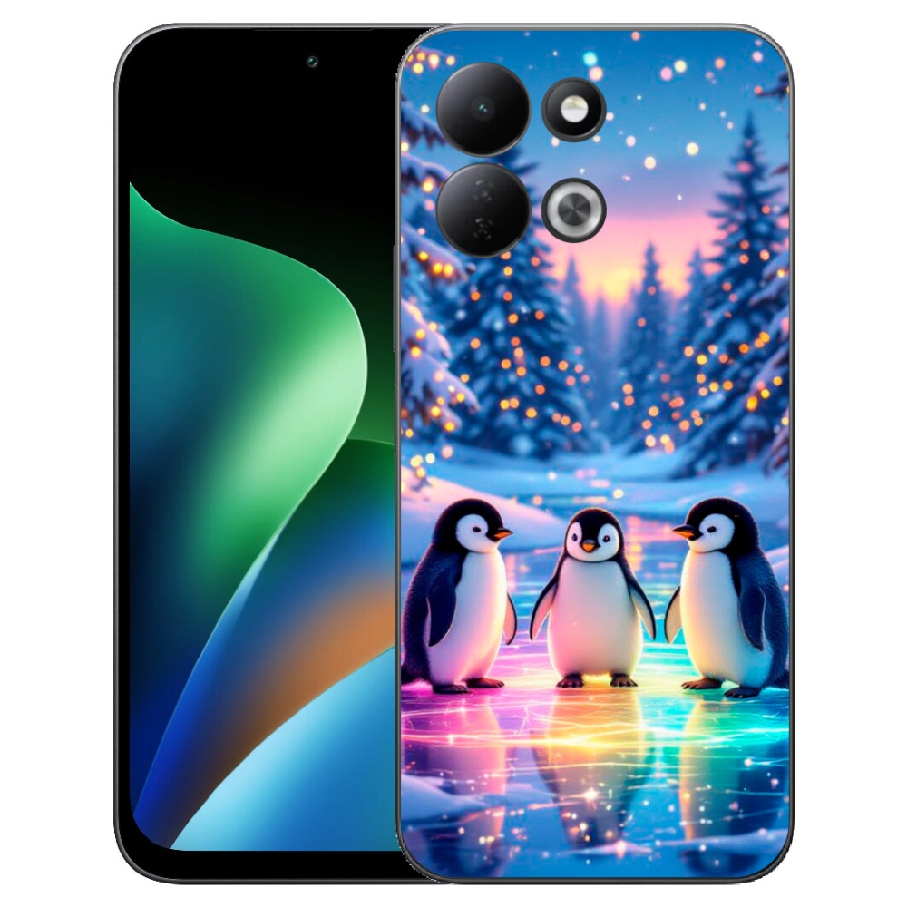 Gelový kryt mmCase na Xiaomi Redmi 17 4G/5G - tučnáci