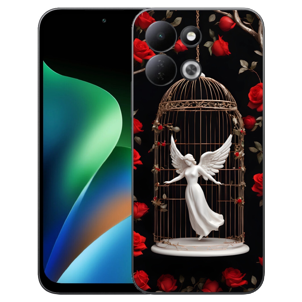 Gelový kryt mmCase na Xiaomi Redmi 17 4G/5G - uvězněný anděl