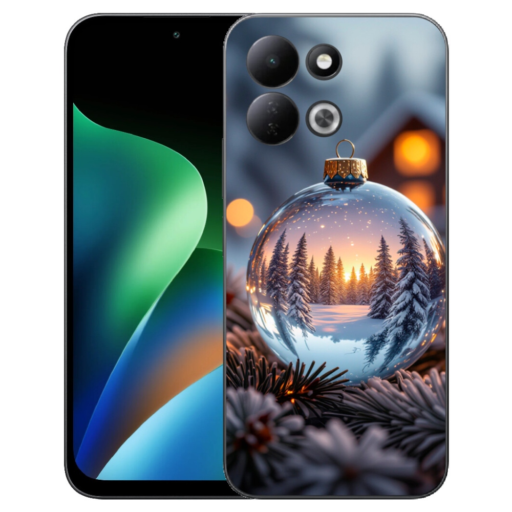 Gelový kryt mmCase na Xiaomi Redmi 17 4G/5G - vánoční ozdoba