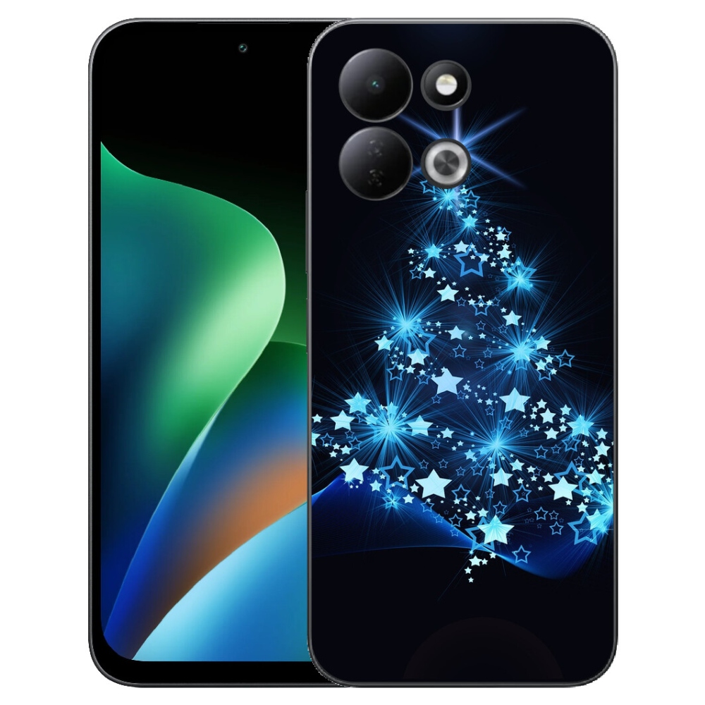 Gelový kryt mmCase na Xiaomi Redmi 17 4G/5G - vánoční stromek