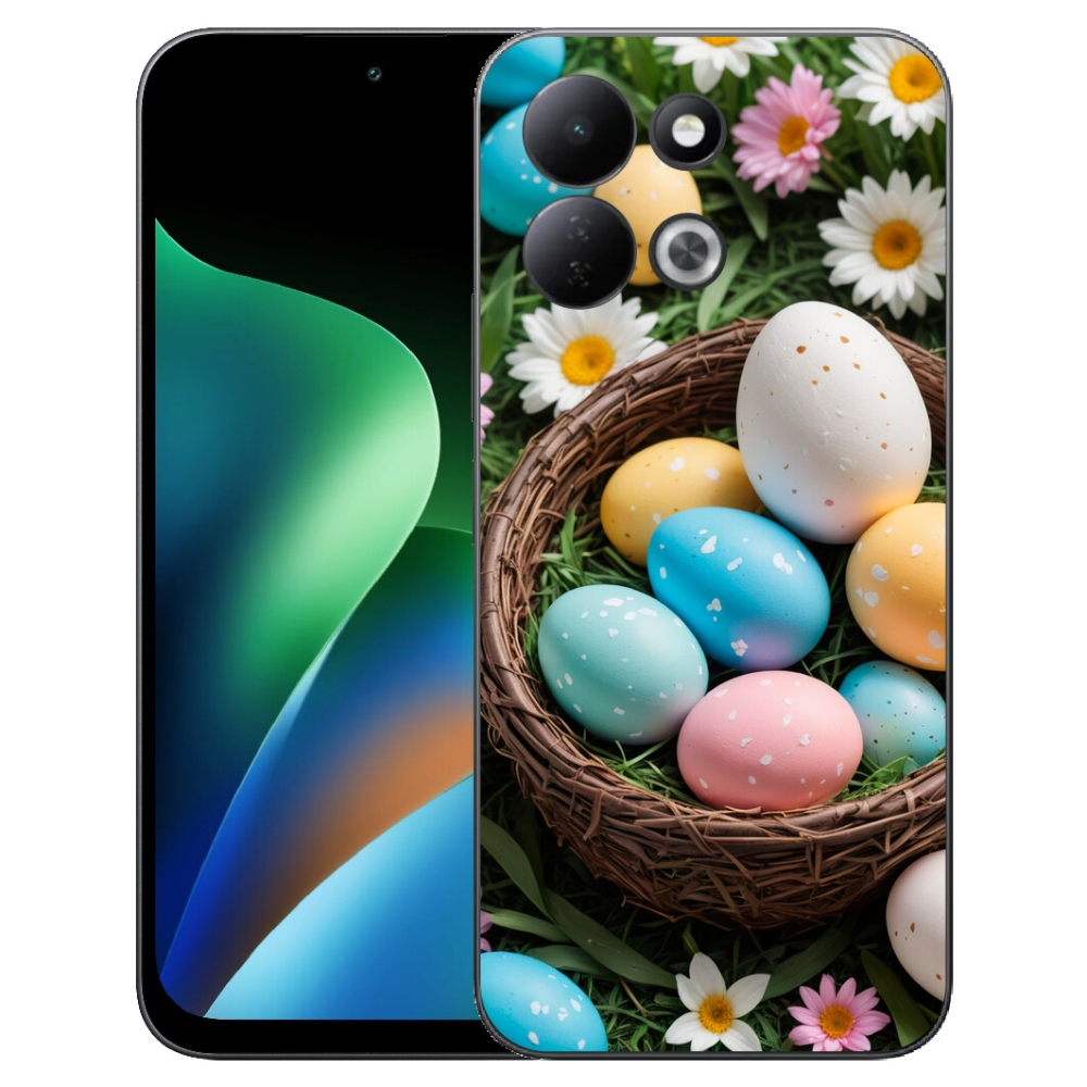 Gelový kryt mmCase na Xiaomi Redmi 17 4G/5G - velikonoční vajíčka 2