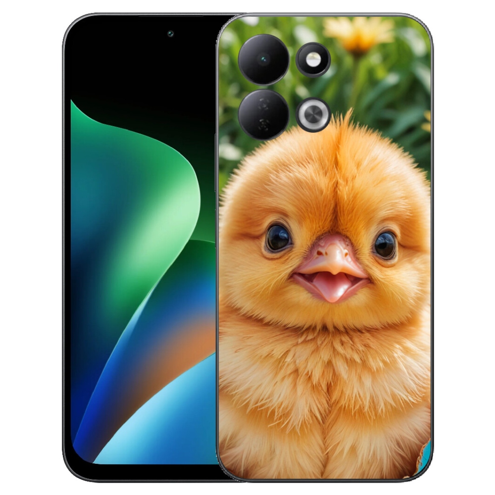 Gelový kryt mmCase na Xiaomi Redmi 17 4G/5G - veselé kuřátko