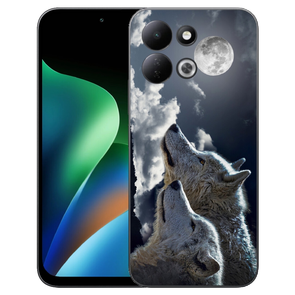Gelový kryt mmCase na Xiaomi Redmi 17 4G/5G - vlci