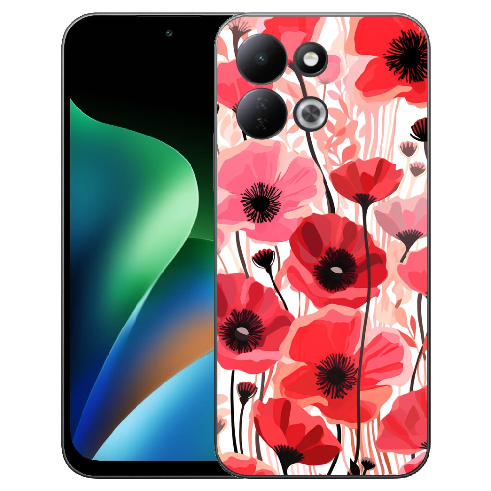 Gelový kryt mmCase na Xiaomi Redmi 17 4G/5G - vlčí mák 1