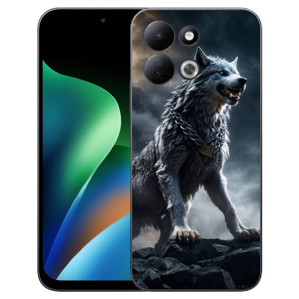 Gelový kryt mmCase na Xiaomi Redmi 17 4G/5G - vlk 1