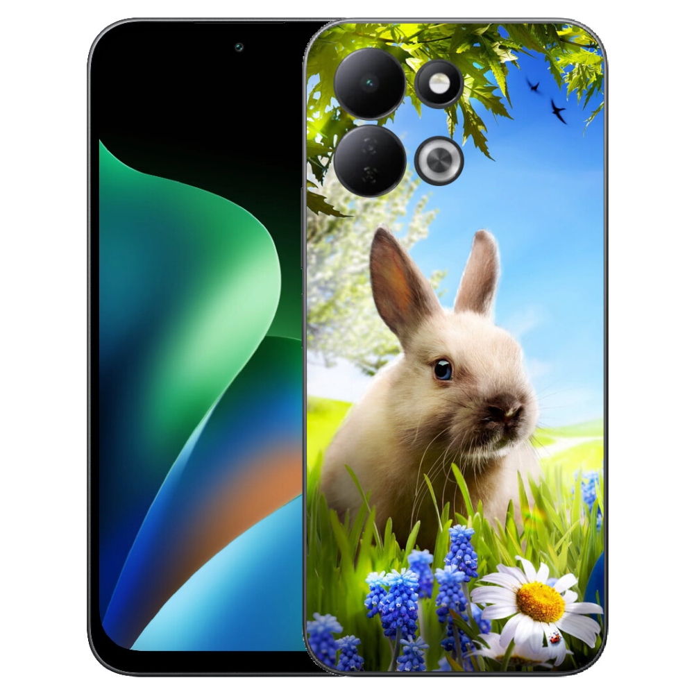 Gelový kryt mmCase na Xiaomi Redmi 17 4G/5G - zajíček