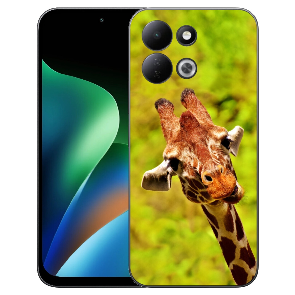 Gelový kryt mmCase na Xiaomi Redmi 17 4G/5G - žirafa