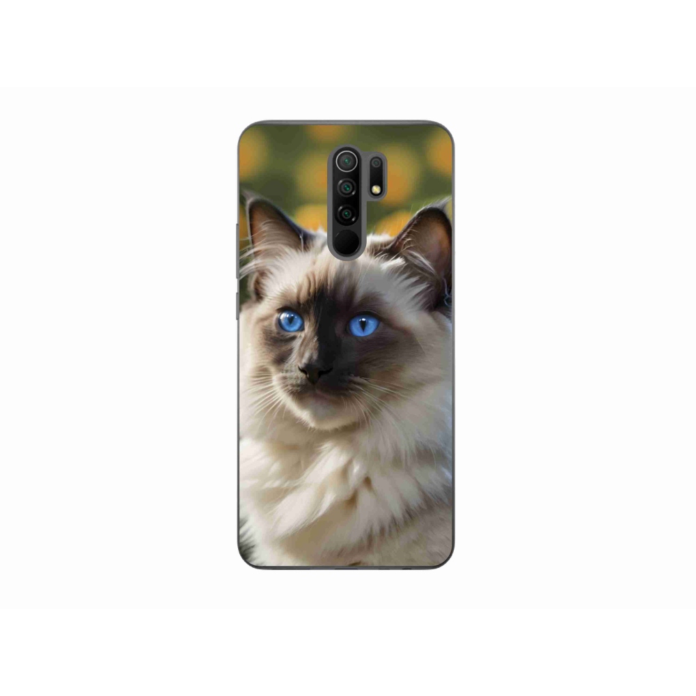 Gelový kryt mmCase na Xiaomi Redmi 9 - bílý ragdoll