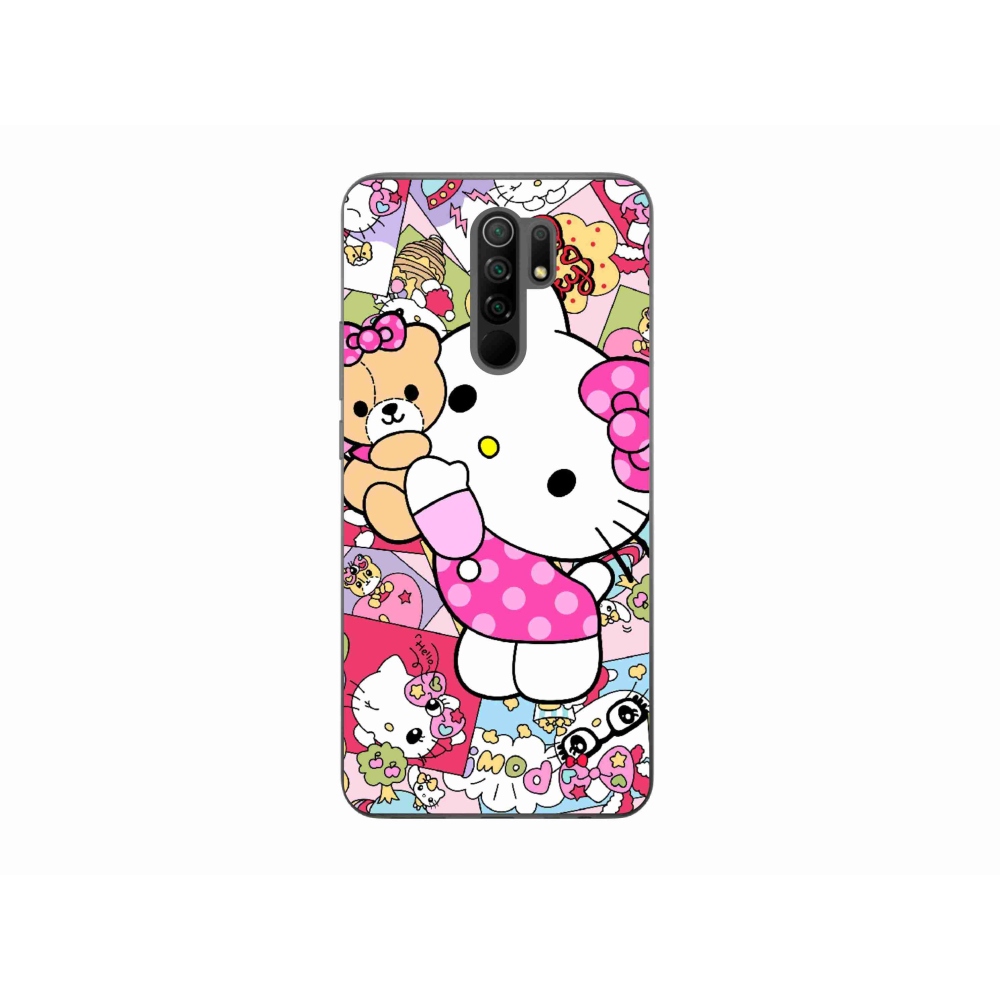 Gelový kryt mmCase na Xiaomi Redmi 9 - cute kitty