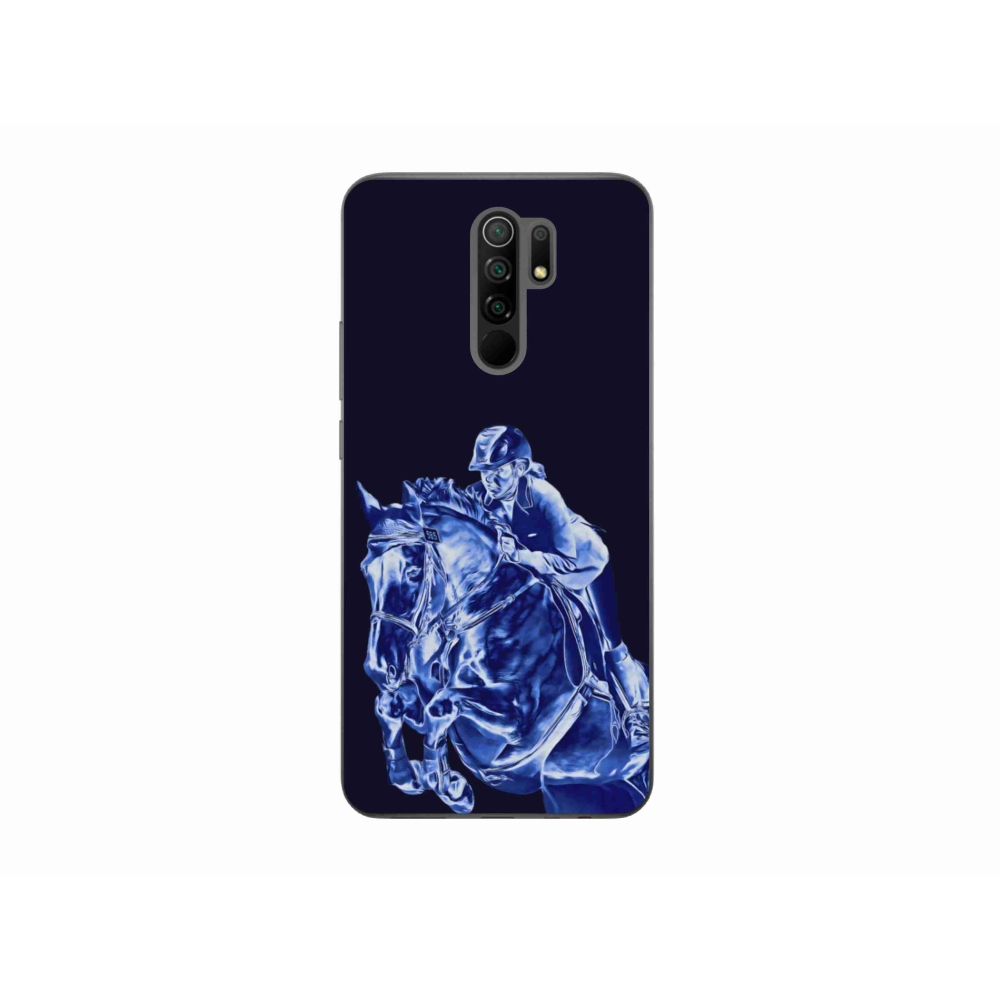 Gelový kryt mmCase na Xiaomi Redmi 9 - dostihový kůň
