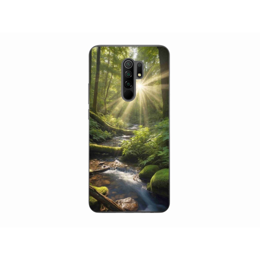 Gelový kryt mmCase na Xiaomi Redmi 9 - hlubina lesa