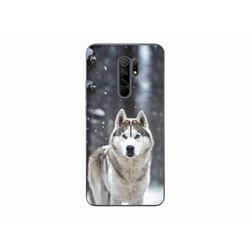 Gelový kryt mmCase na Xiaomi Redmi 9 - husky 2