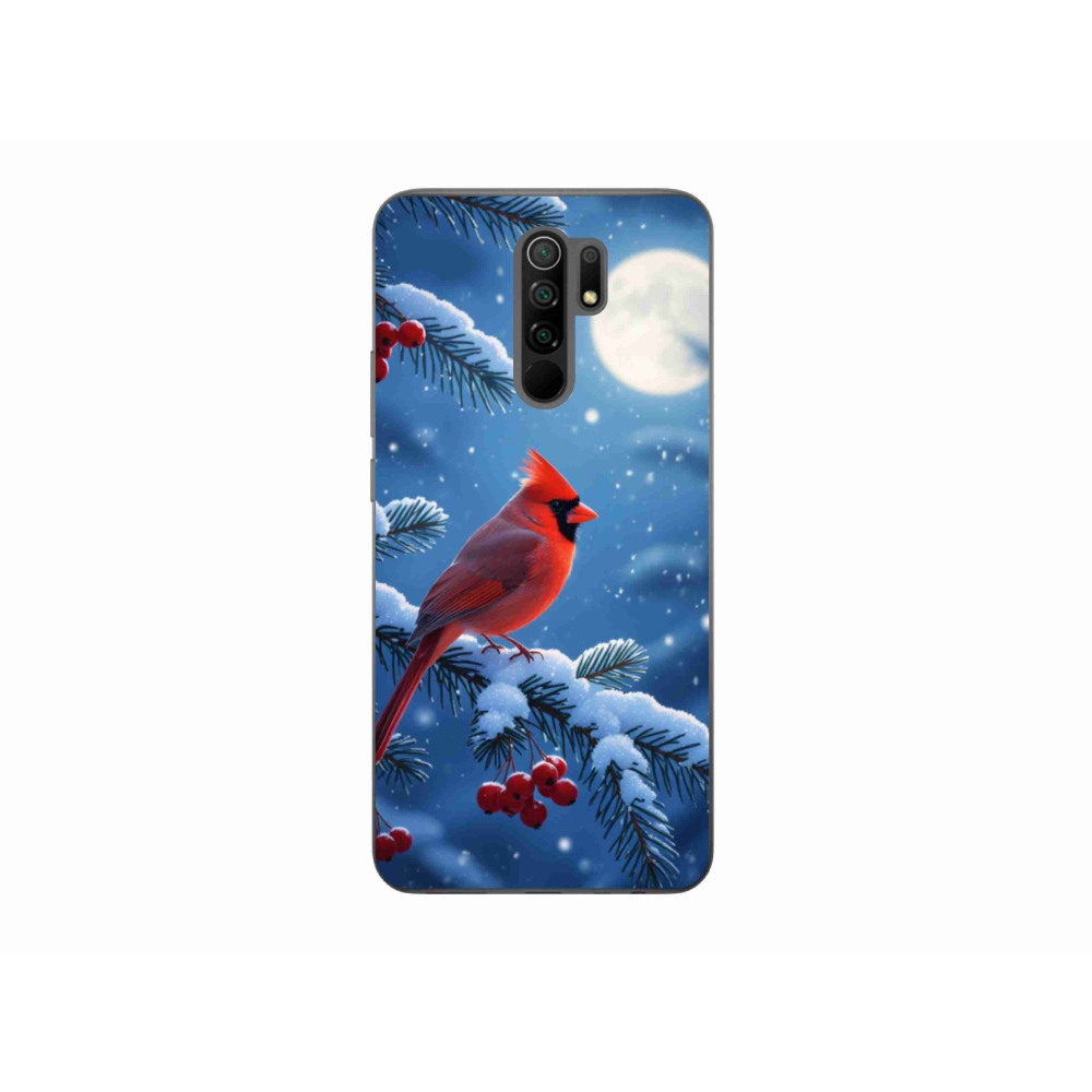 Gelový kryt mmCase na Xiaomi Redmi 9 - kardinál červený