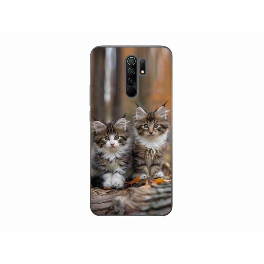 Gelový kryt mmCase na Xiaomi Redmi 9 - kočičí duo 3