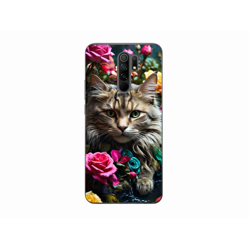 Gelový kryt mmCase na Xiaomi Redmi 9 - kočíčí pohled 2