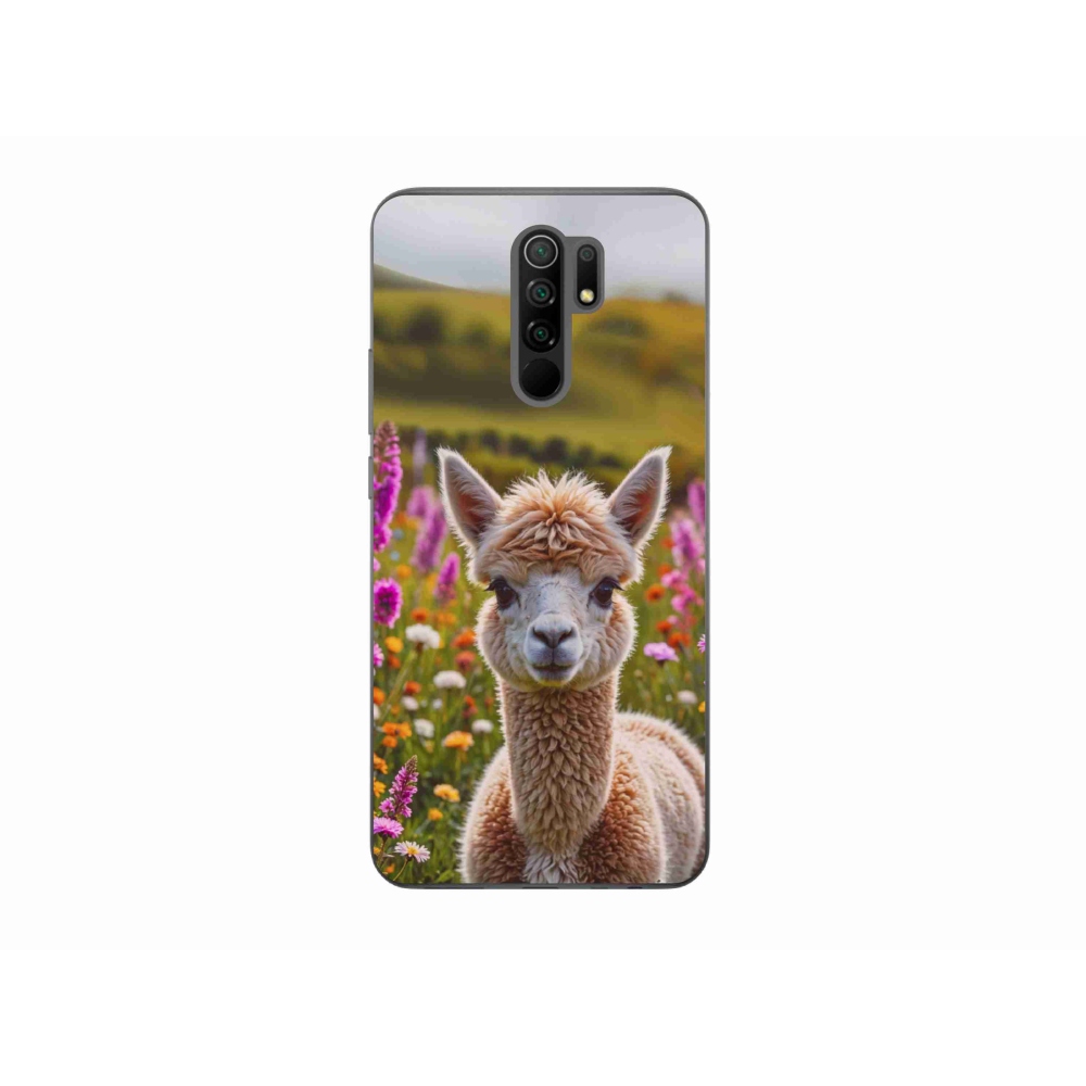Gelový kryt mmCase na Xiaomi Redmi 9 - lama na louce