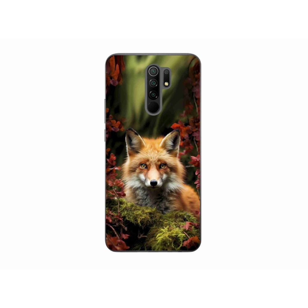 Gelový kryt mmCase na Xiaomi Redmi 9 - liška v lese