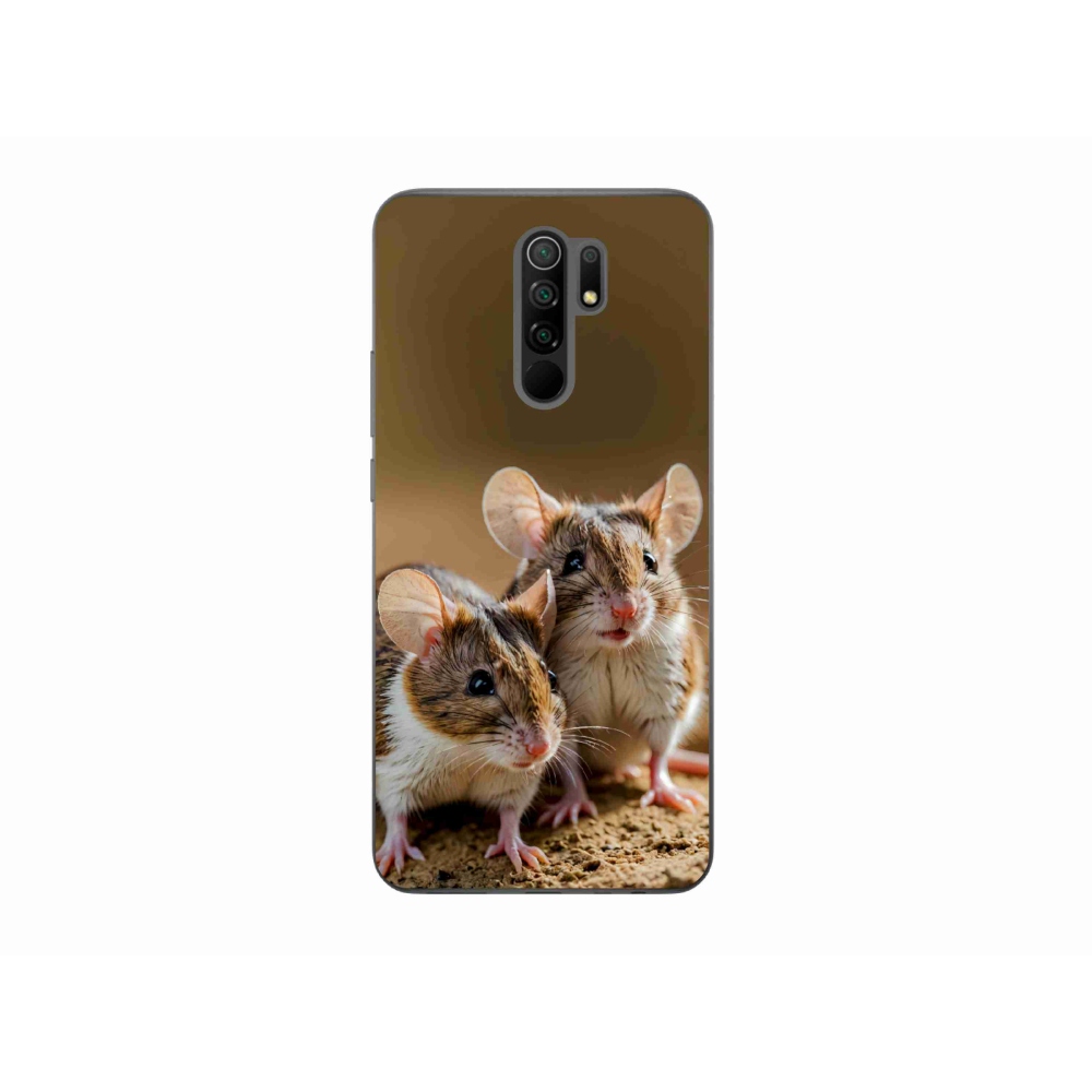Gelový kryt mmCase na Xiaomi Redmi 9 - myší duo