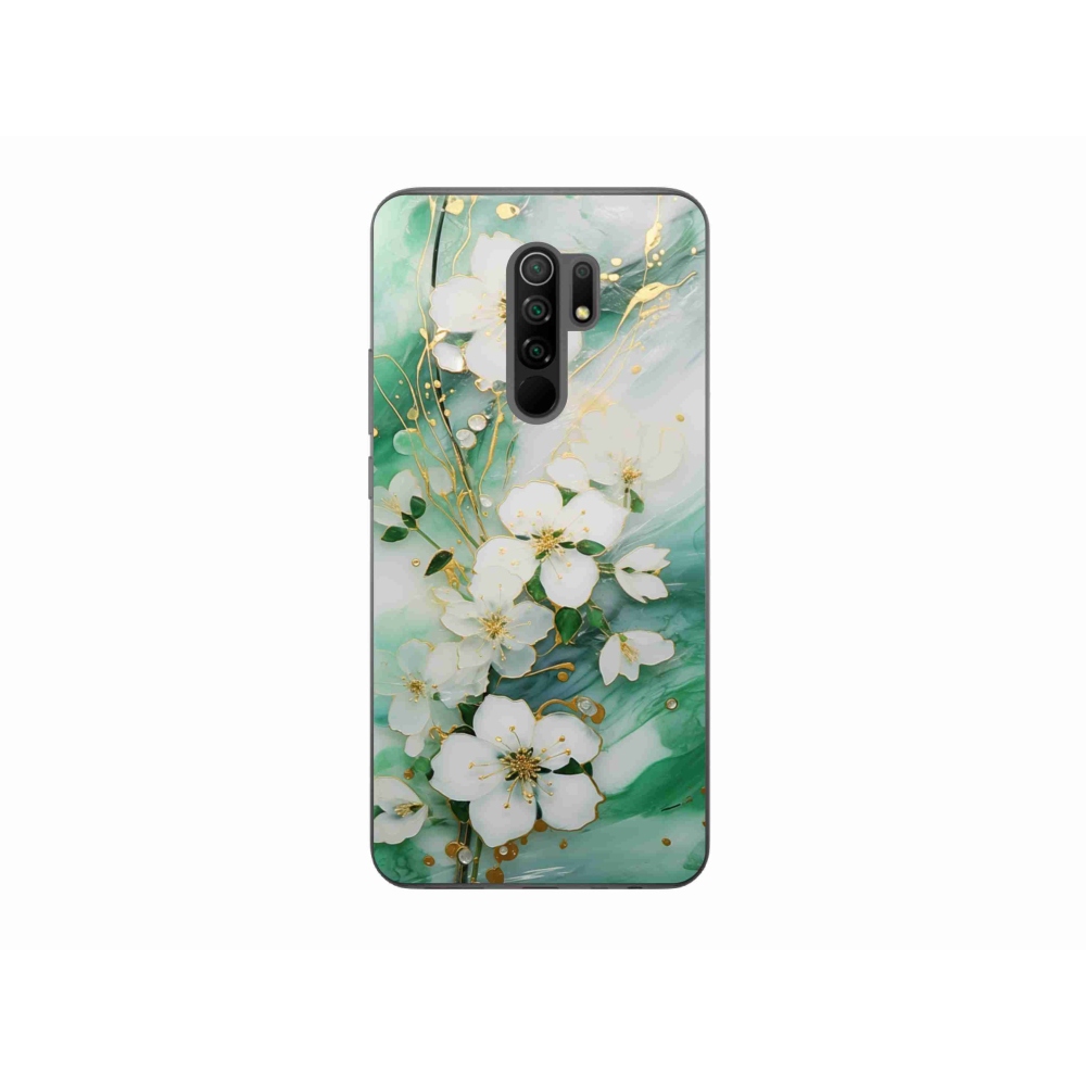 Gelový kryt mmCase na Xiaomi Redmi 9 - něžné květy