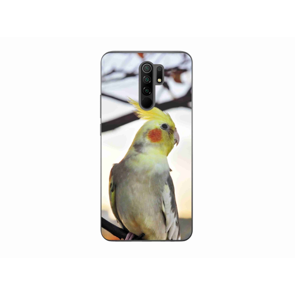 Gelový kryt mmCase na Xiaomi Redmi 9 - papoušek korela