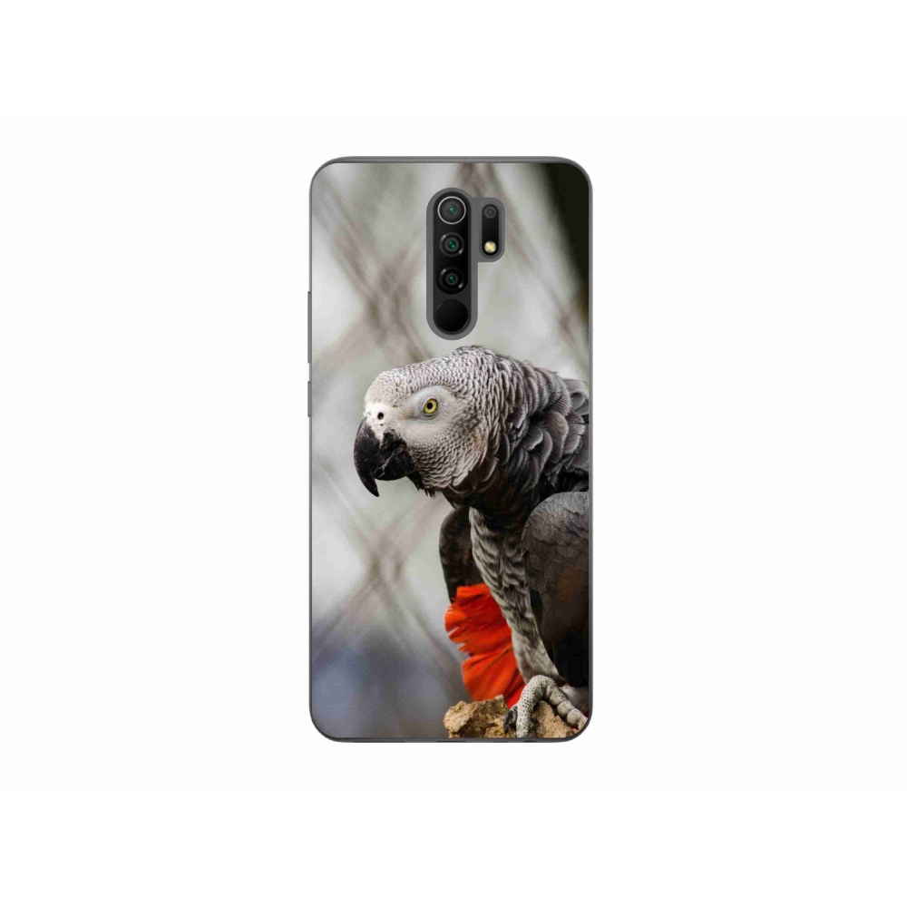 Gelový kryt mmCase na Xiaomi Redmi 9 - papoušek žako 3