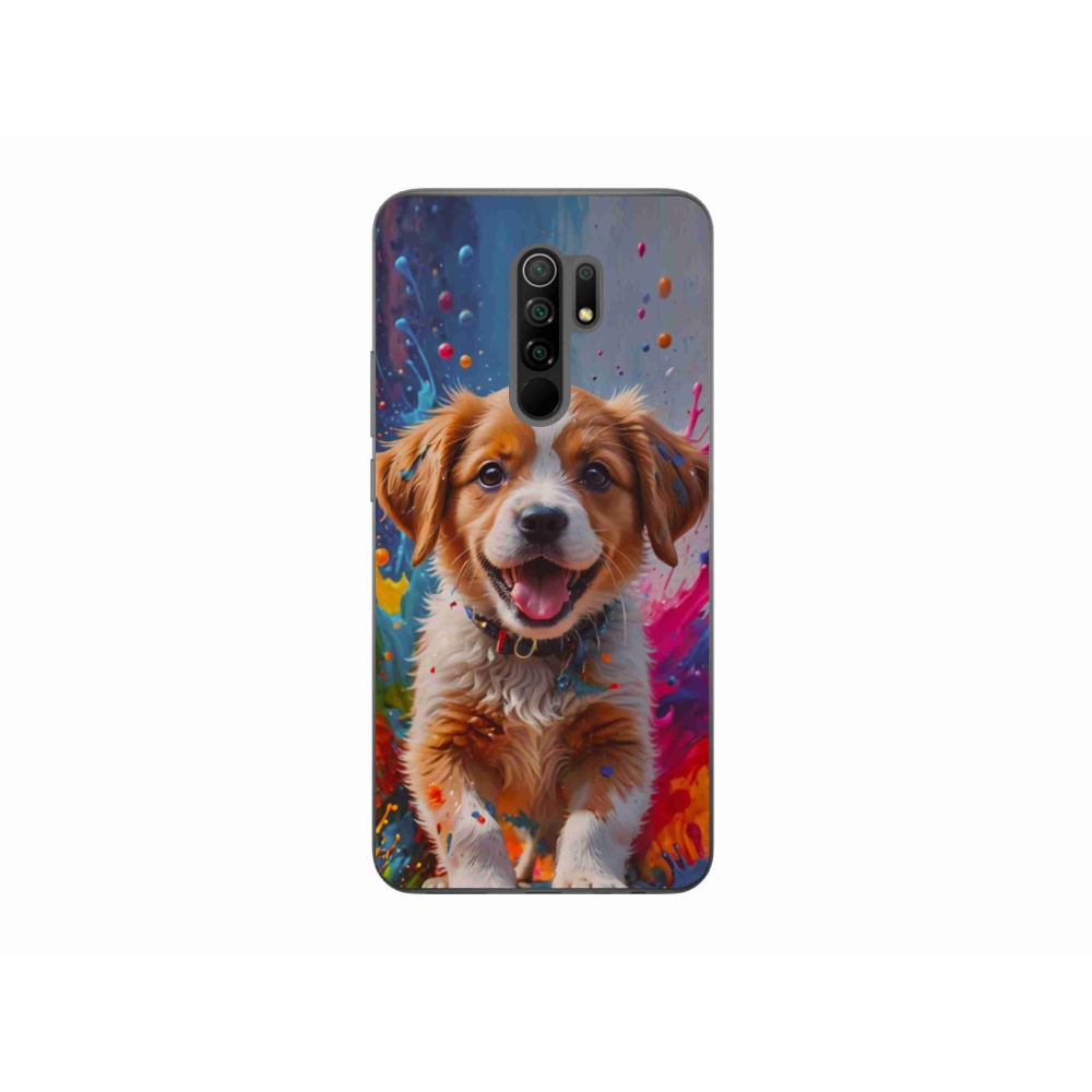 Gelový kryt mmCase na Xiaomi Redmi 9 - roztomilé štěně 3