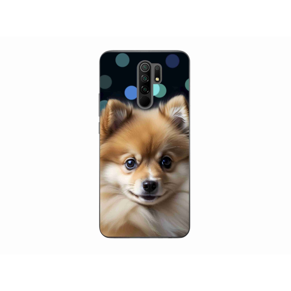 Gelový kryt mmCase na Xiaomi Redmi 9 - roztomilý pomeranian