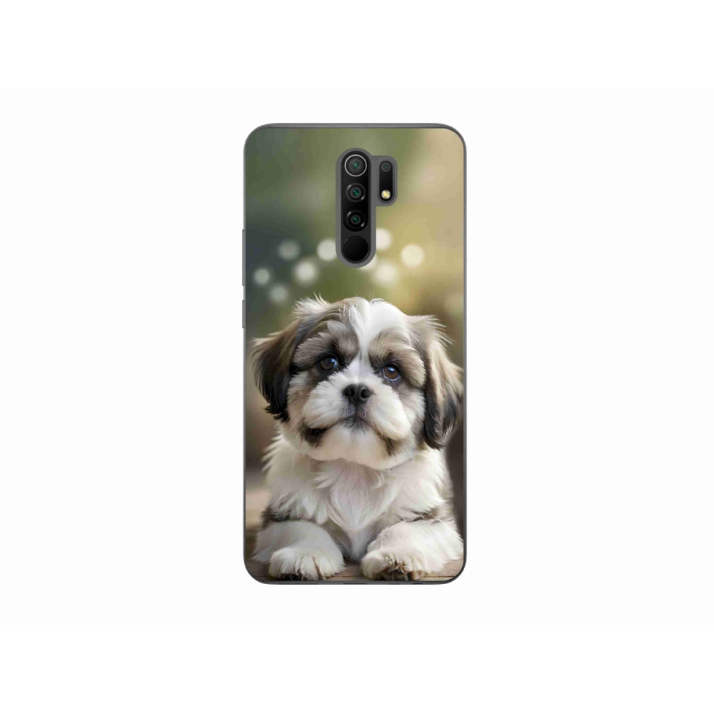 Gelový kryt mmCase na Xiaomi Redmi 9 - roztomilý shih-tzu