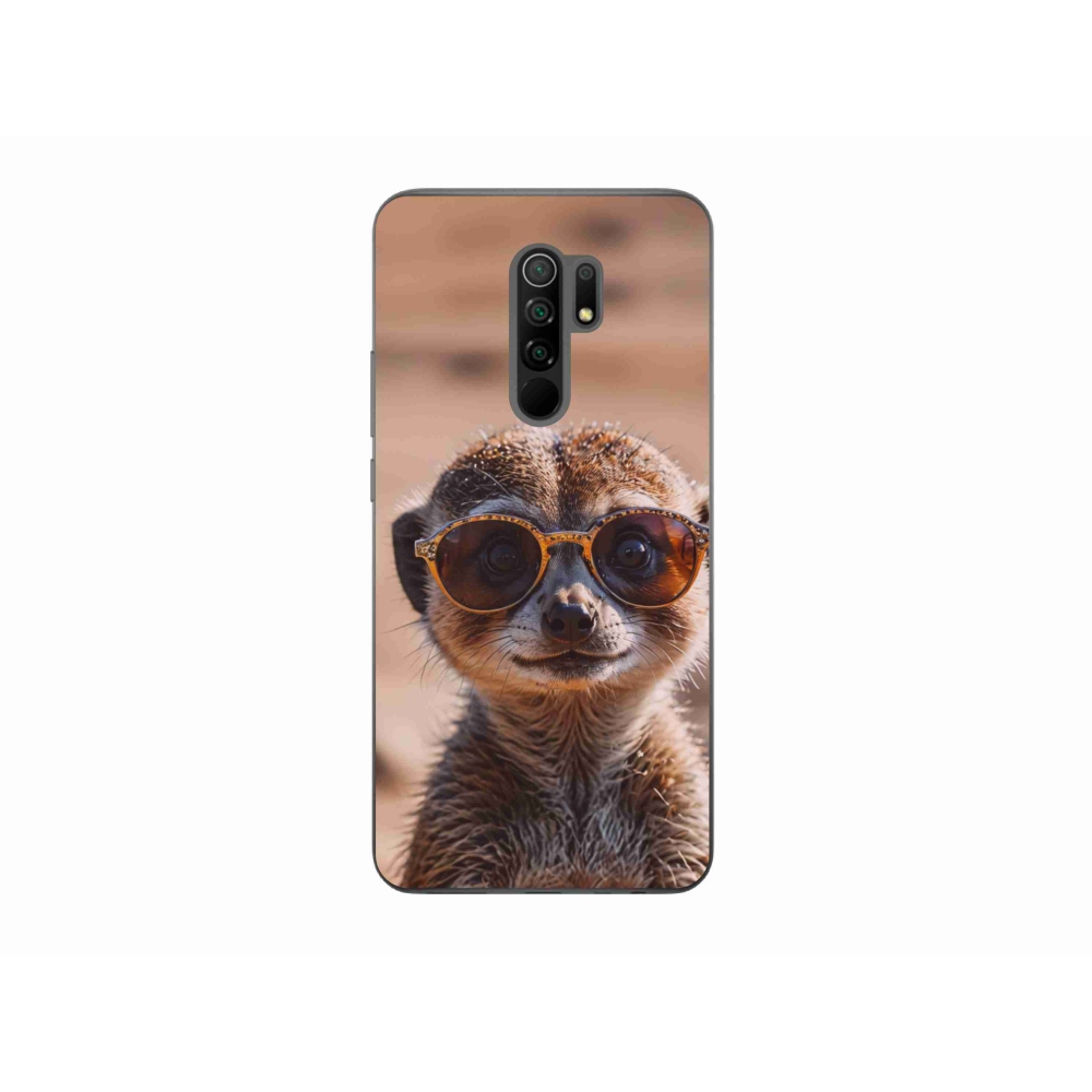 Gelový kryt mmCase na Xiaomi Redmi 9 - stylová surikata